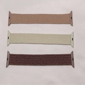 3pack bands stretchy, nylon, elastic straps for Apple Watches